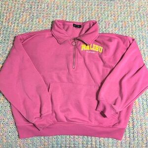 Pink sweatshirt